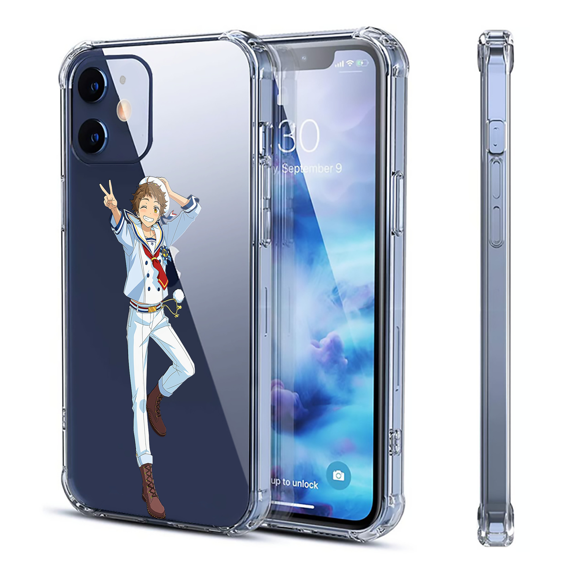 （画像用） あんさんぶるスターズ! Ensemble Stars 【iPhone 12シリーズ対応】透明スマホケース（クリアソフトケース）